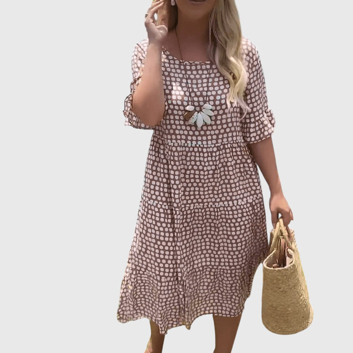 זורה - שמלת מידי קצרה בשרוולים