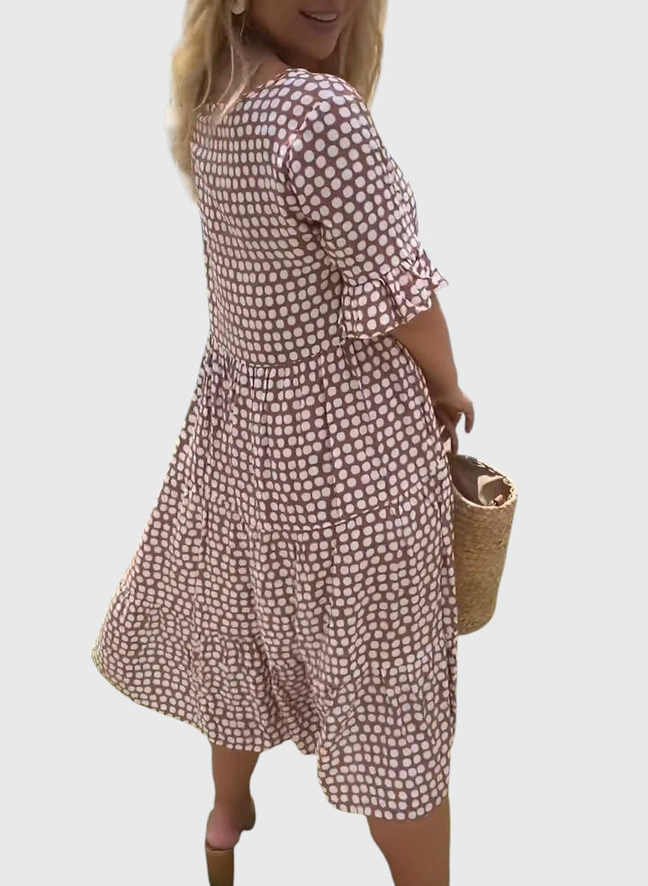 זורה - שמלת מידי קצרה בשרוולים