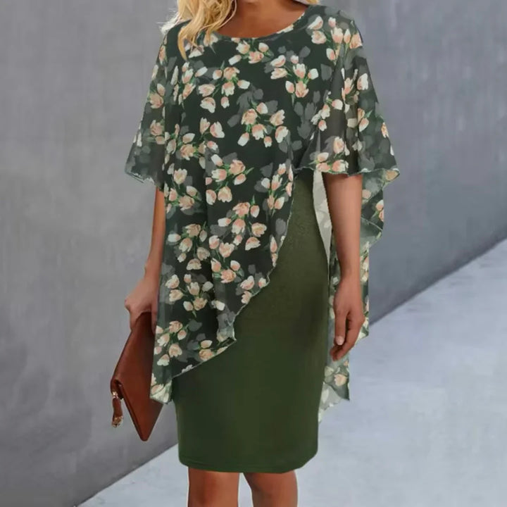 טיאנה - שמלה אלגנטית מודפסת