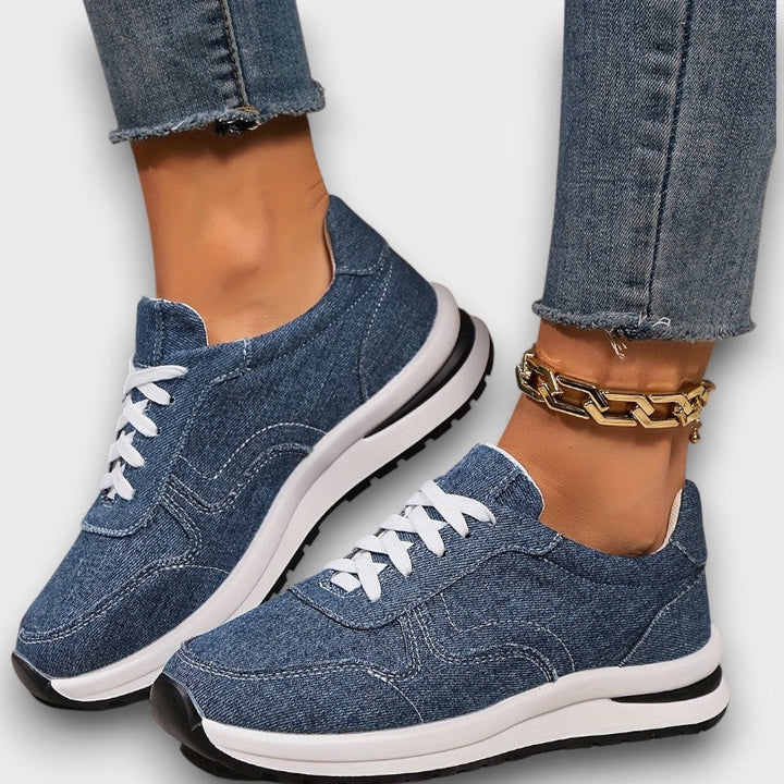 חְרוּסוּלָה™ - נעלי סניקרס אורטופדיות ג'ינס