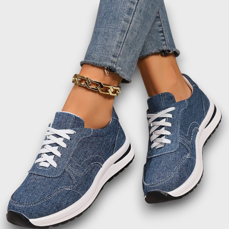 חְרוּסוּלָה™ - נעלי סניקרס אורטופדיות ג'ינס