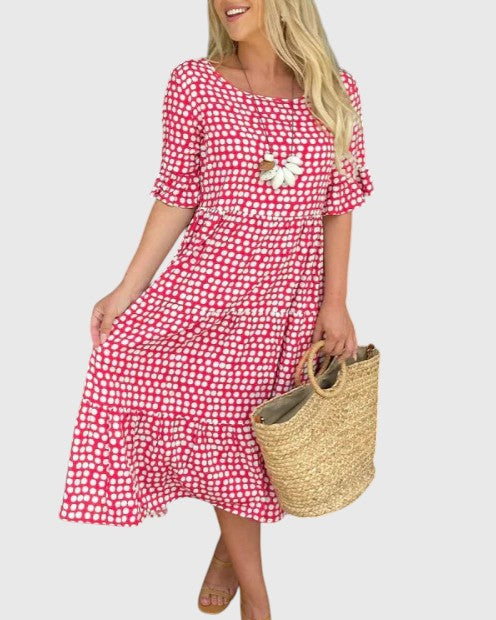 זורה - שמלת מידי קצרה בשרוולים