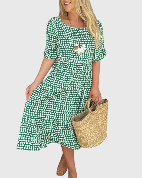 זורה - שמלת מידי קצרה בשרוולים