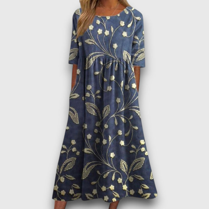 חארן - שמלת מידי פרחונית