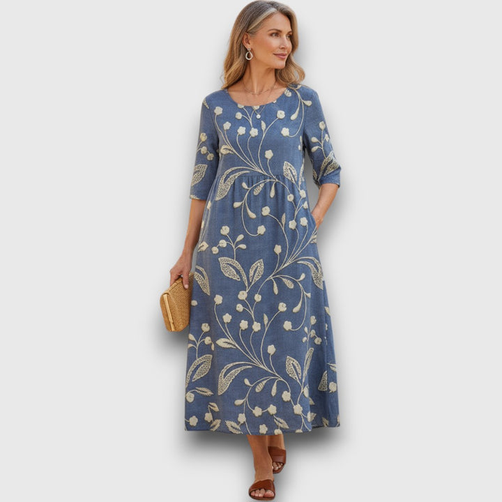 חארן - שמלת מידי פרחונית