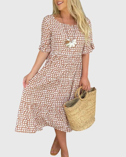 זורה - שמלת מידי קצרה בשרוולים